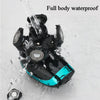 Electric Shaver Rechargeable Razor Intelligent Digital Display Bald Hair Clipper,Style: With Nasal Hair Apparatus
