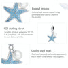S925 Sterling Silver Starfish Pendant DIY Bracelet Necklace Accessories