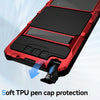 For Samsung Galaxy S24 Ultra 5G R-JUST Life Waterproof Dustproof Shockproof Holder Phone Case(Red)