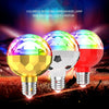 ZQMQD-001 6 LEDs Colorful Rotating Light Magic Ball Atmosphere Light, Spec: Red+Insert Holder