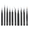Precision Anti-Static Steel Tweezers with Protective Cover
