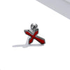 S925 Sterling Silver Dark Cross Ear Studs Women Earrings