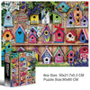 1500 Pieces Irregular Plane Paper Puzzle Jigsaw Toy 80x60cm(Bird House)