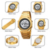 SKMEI 2069 Multifunctional 30M Waterproof Muslim Worships Digital Wrist Watch(Black)