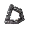 Stress Relieving Alloy Massage Bracelet Infinite Flip Fingertip Chain Fidget Toy(Silver Gray)