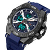 STRYVE S8026 Sports Colorful Night Light Electronic Waterproof Watch Multifunctional Student Watch(Deep Blue)
