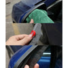 1 Pair 3R-2156 Universal Car Rearview Mirror Rain Blades Mirror Eyebrow Rain Cover (Black)