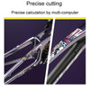 ENLEE E-2210 10pcs /Set Bicycle Jersey Stickers Mountain Bike Frame Protection Adhesive Tape, Model: Explosion