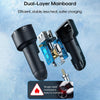 JOYROOM JR-CCD01 53W QC + PD Dual Port Digital Display Car Charger(Black)
