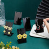 10pcs YX040 Acrylic Jewelry Earrings Display Stand(Black)