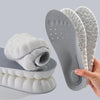 1pair Thickened Arch Support Cushioning Shock Absorbent Sweat Anti-Odor Breathable Insoles, Size: 43-44(Grey)