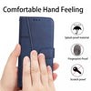 For Realme C75 / V60 Pro Stitching Calf Texture Buckle Leather Phone Case(Blue)