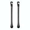 2pcs Metal Bicycle Tire Pry Bars Levers Mountain Bike Tire Removal Tools(Black)