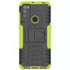 For Alcatel 3L (2021) Tire Texture Shockproof TPU+PC Protective Case with Holder(Green)