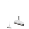 Hard Bristle Crevice  Brush Long Handle Floor Brush Wiper,Style: 3-section Rod(Gray)