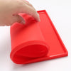 2 PCS Non-stick Cake Pad Swiss Roll Pad Baking Tools For Cakes Silicone Mat(Red)