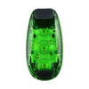 Outdoor Cycling Night Running Warm Light Bicycle Tail Light, Colour: 3 LED Green