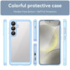 For Samsung Galaxy S25+ 5G Colorful Series Acrylic Hybrid TPU Phone Case(Blue)