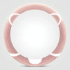 Car Steering Wheel Cartoon Short Fluff Handle Cover, Size: 38cm(Pink Round)