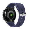 ET482 1.43 inch AMOLED Screen Sports Smart Watch Support Bluetooth Call /  ECG Function(Blue Silicone Band)