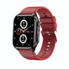 TK12 1.96 inch IP67 Waterproof Silicone Band Smart Watch Supports ECG / Remote Families Care / Bluetooth Call / Body Temperature Monitoring(Red)