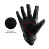 WUPP CS-1047A Motorcycle Racing Cycling Windproof Leather Full Finger Gloves, Size:L(Black)