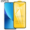 For Xiaomi 13 25pcs 9D Full Glue Full Screen Tempered Glass Film