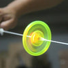 10 PCS Flash Pull Line Hot Wheels Light Flywheel Pull Whistle Creative Children Toys(Random Color Delivery)