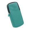Mini Host Storage Case Zipper Protection Nylon Soft Cloth Bag for Switch Lite(Green Blue)