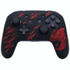 For Nintendo Switch Pro Game Handle Soft Shock Absorbing Silicone Protective Sleeve(Red)