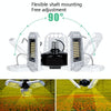 Waterproof Plant Lamp LED Natural White Folding Fill Light Full Spectroscopy Plant Growth Lamp, Power: E27 297 Beads