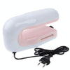 9W Professional Nail Art Nails Gel UV Lamp, Support 360 Degree Rotation, AC 220-240V(Pink)