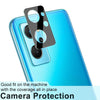 For OPPO Realme 9i Global imak Integrated Rear Camera Lens Tempered Glass Film with Lens Cap Black Version