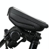 Rhinowalk Hard Shell Handlebar Bag Touch Screen Phone Bag Mountain Bike Front Bag(Black)
