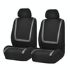 Universal Car Seat Cover Polyester Fabric Automobile Seat Covers Car Seat Cover Vehicle Seat Protector Interior Accessories 4pcs Set Gray