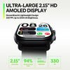 Zeblaze Beyond 3 Pro 2.15 inch Screen Stylish GPS Smartwatch Supports Bluetooth Calling(Black)