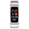 K60 1.08 inch Steel Band Earphone Detachable Life Waterproof Smart Watch Support Bluetooth Call(Silver)