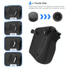 JYS JYS-SD011 For Steam Deck 7pcs/set Host Silicone Case With Joystick Cap+Touch Board Sticker Set(Red)