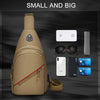 Oxford Cloth Leisure Single Shoulder Crossbody Bag Outdoor Chest Bag for Men(Desert Digital)