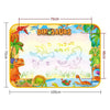 Children Luminous Magic Graffiti Water Drawing Mat, Size: 100 x 70cm, Style: Complete Set