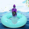 Blue Peacock Swimming Ring Adult Children Inflatable Seat Ring Lifebuoy, Size:90cm