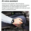 DT4 1.36 inch Steel Watchband Color Screen Smart Watch(Black)