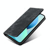 For Asus Zenfone 9 RFID Anti-theft Brush Magnetic Leather Phone Case(Black)