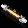 R7S 110V 5W 78mm COB LED Bulb Glass Tube Replacement Halogen Lamp Spot Light(3000K Warm Light)