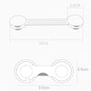 5 PCS Transparent +5 Pair Lock Children Drawer Anti-opening Cabinet Door Refrigerator Safety Lock