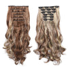 6 in 1 Wig Piece Long Curly Hair Wig Extension Piece(7.4H27)