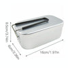 Outdoor Travel Camping Camping Lunch Box Portable Foldable Aluminum Lunch Box Retro Lunch Box Small, Style:Lunch Box And Steaming Rack And Folding Stove