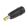 5.0 x 1.4mm DC Male to 5.5 x 2.1mm DC Female Power Plug Tip for Laptop Adapter