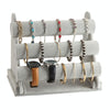 Detachable Velvet Bangle Bracelet Stand Watch Jewelry Display Rack, Style: Three Layer Ice Flower Velvet