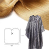 Hair Salon Breathable Non-Stick Hair Cloth Baked Oil Cutting Shawl(White)